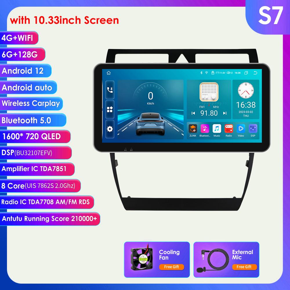 8G + 128G DSP IPS Carplay 2 Din Android-радио для A6 C5 1997-2004 S6 RS6 AI Voice 4G-LTE Автомобильный мультимедиа GPS 2din Интеллектуальный экран RDS Авторадио