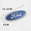Car Sticker Ford 14.5X6cm Emblem for Ford Mondeo Explorer Focus 2 3 Fusion Transit F150 Fiesta Car Logo Front Grille Trunk Badge