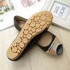 2024 Summer Women SHoes Deep Toe Gold Sequin Flat Shoes Non-slip Pregnant Womens Shallow PU Leather Loafers Chaussure Femme