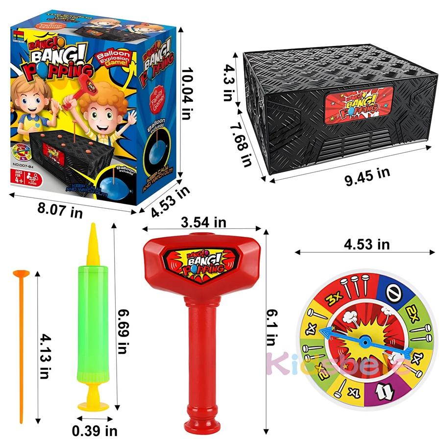 Игра "Ударь шарик" Blast Box Игра с шариками Настольные игры для семейной вечеринки Для детей Хороший подарок Красивый декор Безопасное использование