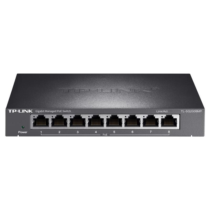 TP-Link TL-SG2008MP 8-Port Gigabit Web Managed PoE Switch