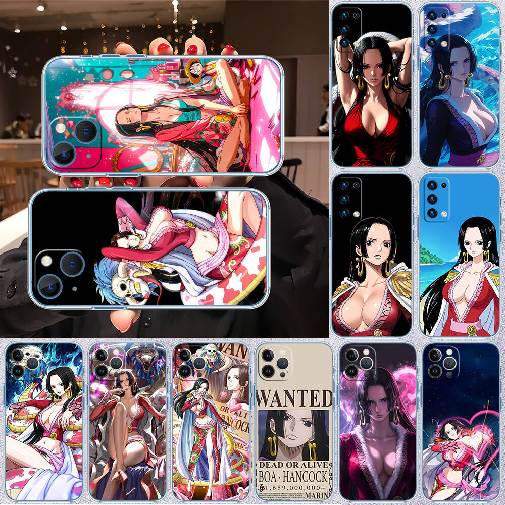 One Piece Boa Hancock Phone Case for Motorola Edge 20 30 S30 40 50 Fusion Lite Plus Pro Neo Ultra One Hyper Power Action Zoom Macro Vision