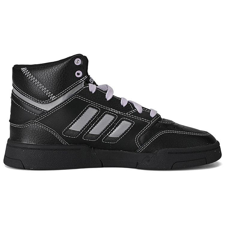 adidas Оригинальные ретро повседневные высокие кеды для скейтбординга Originals Drop Step Женские кроссовки Черные FV4884