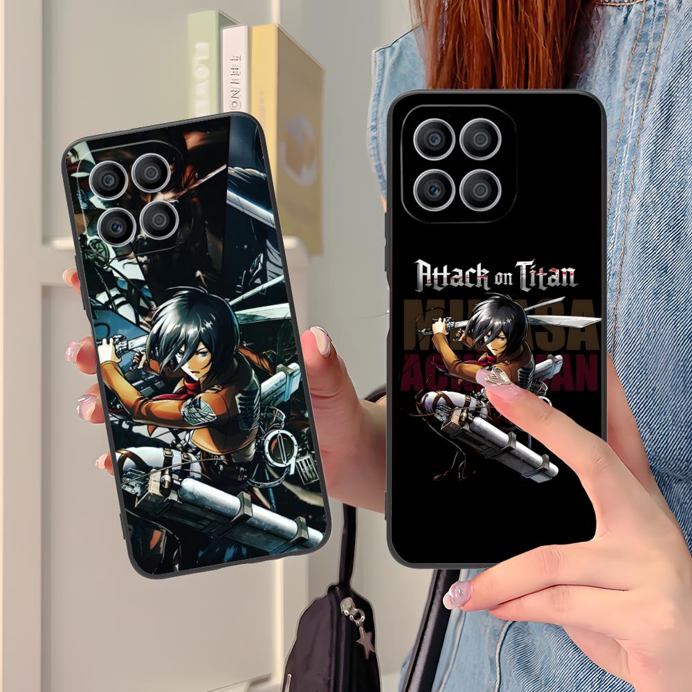 Чехол для мобильного телефона AOT Микаса для Honor 90 80 70 60 50 30 20 10 9 8 7 Pro S SE Lite 5G Цветная Печать Защитный Красивый Роскошный