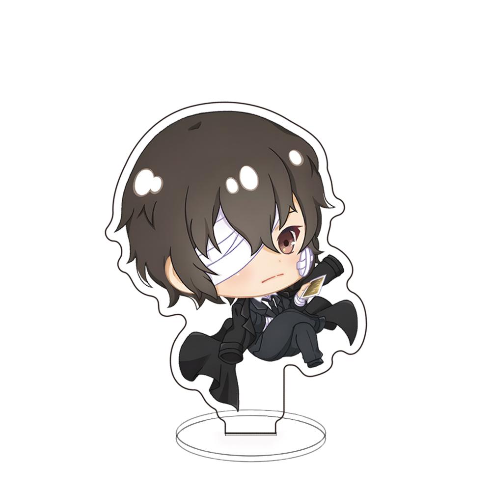 Акриловые Панельные Украшения Акриловая Подставка Bungo Stray Dogs Дазай Осаму Ода Сакуносукэ Фигурка Модель Пластина Настольный Декор Рождественские Подарки