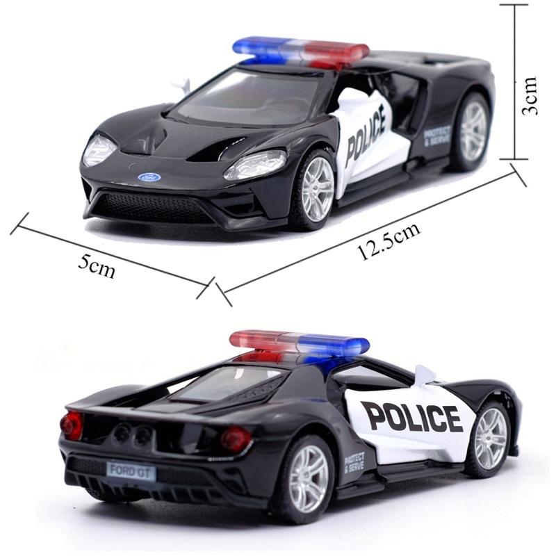 Police Car Series Volkswagen Mercedes Benz Dodge Lamborghini McLaren Ford Chevrolet Corvette Diecasts & Toy Vehicles RMZ City 1:36 Alloy Model