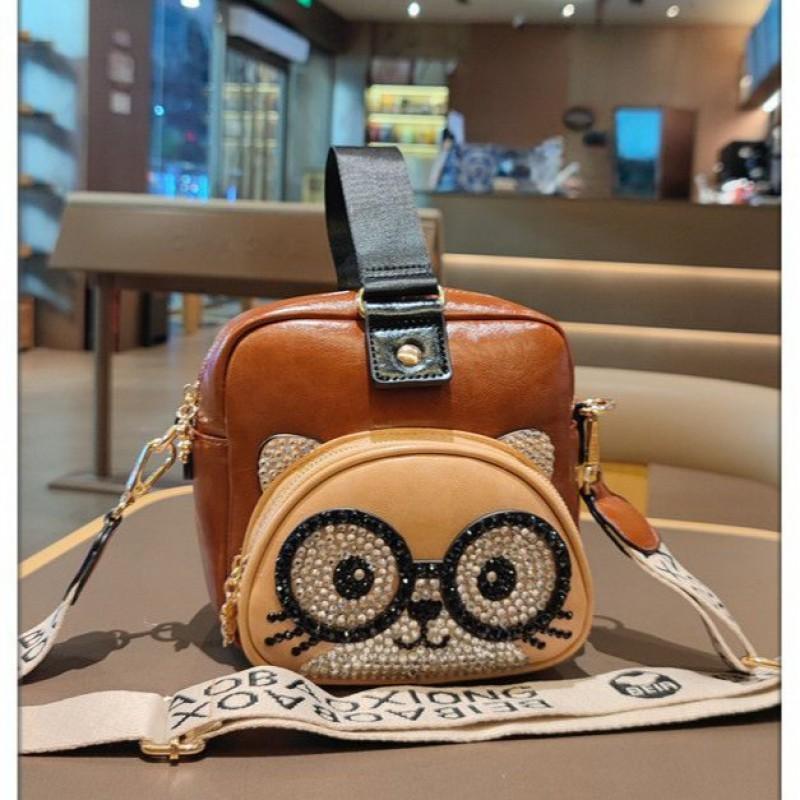 Luxury Niche Design Cat Eye Small Square Bag Cute Fashion Crossbody Shoulder Women
