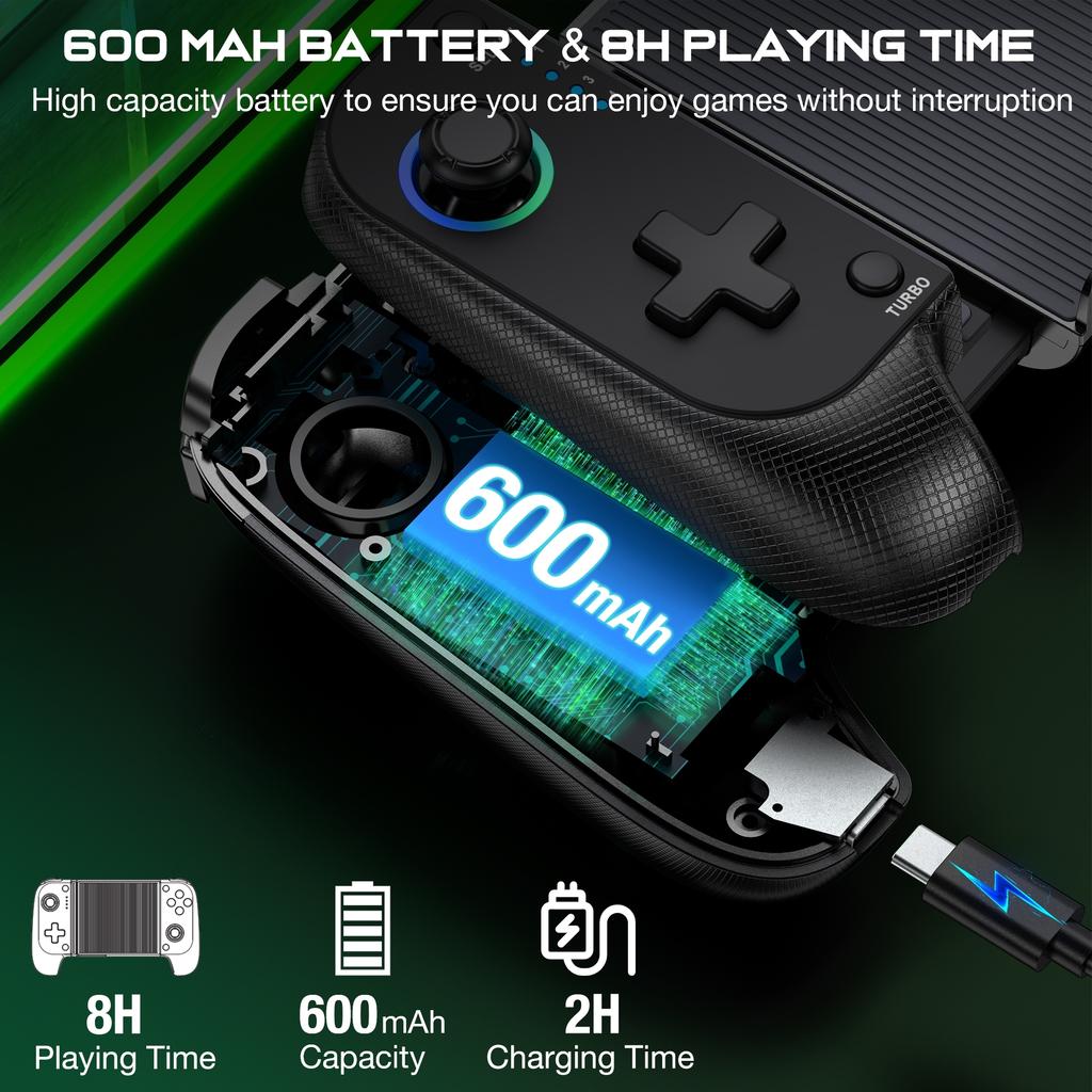 Геймпад для мобильных телефонов Джойстик для iPhone Управление Android Контроллер Bluetooth Триггер с эффектом Холла Стик Игры для мобильных телефонов