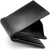 Кошелек Bifold Carbon Leather мужской (черный)
