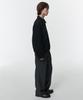 Musinsa Standard Wool Blend Minimal Blouson Jacket [Black]