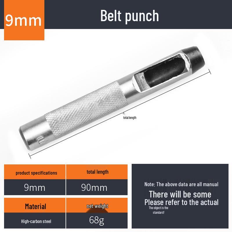 Прямой удар: Компактный ручной инструмент для пробивания отверстий из кожи и липы для ремней и ремешков для часов