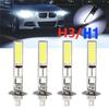 2 /4 Pcs 12v H1 /H3 Led Fog Light Car Headlight 6000k 6000lm Xenon White High Low Beam Light Cob Led Bulbs Car Lights