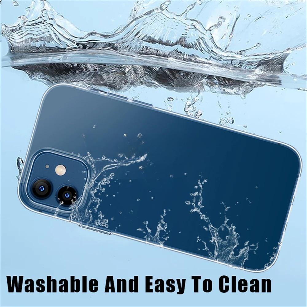 Защитный чехол на 360 градусов для iPhone 15 12 13 14 11 Pro Max Plus X XR XS 7 8 Plus SE 2, мягкий жесткий прозрачный чехол