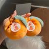 Плюшевые Мягкий Брелок Мандарин Фруктовый Апельсин Плюшевый Подвеска Счастливый Оранжевый Брелок Плюш Автомобиль