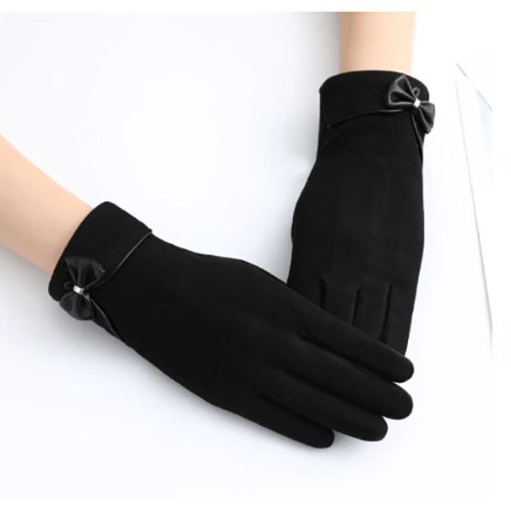 Теплые женские перчатки Кроличий плюш Перчатки из немецкого бархата Прочные Теплые Ветрозащитные Морозостойкие перчатки KTY