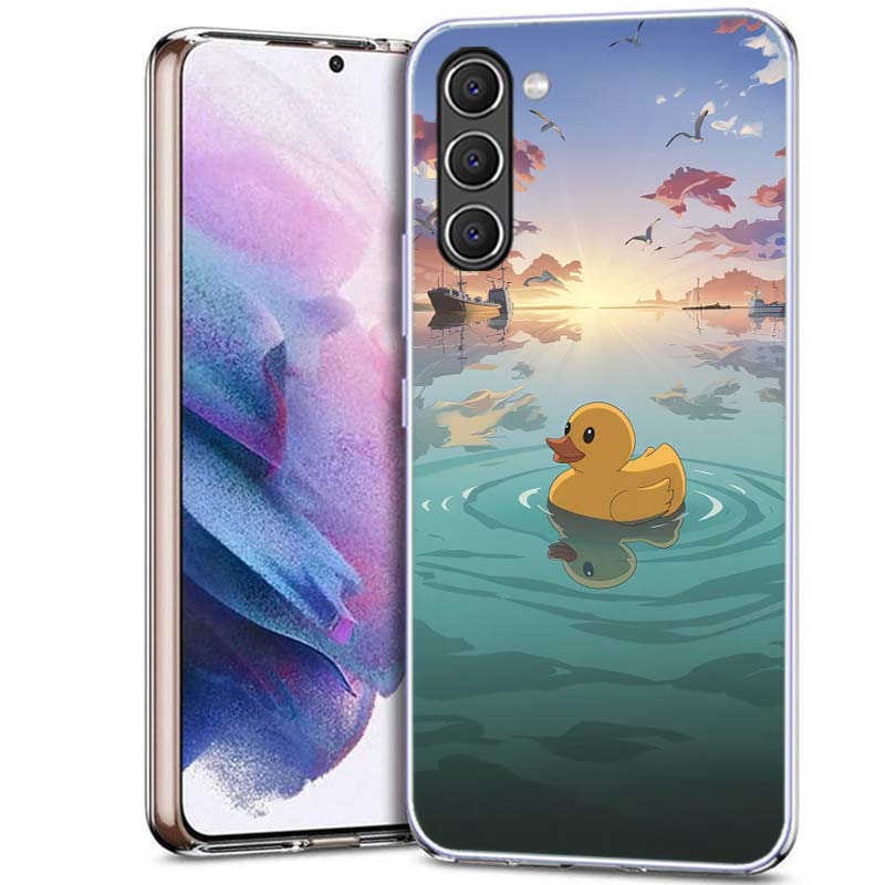 Плавающие резиновые уточки Чехол для телефона Samsung A54 A14 A24 A34 A17 A37 A57 A55 A35 A25 A15 A13 A23 A33 A53 A0