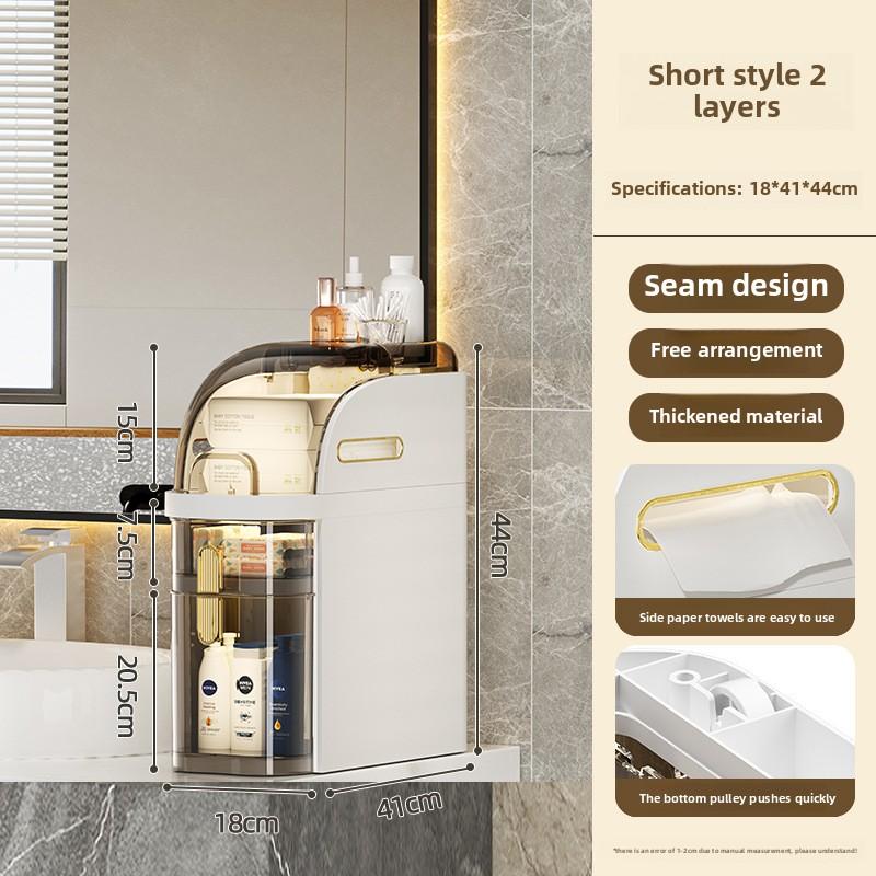 Шкаф для хранения туалета 2/3/4 уровня, ящик для ванной комнаты, табурет, щелевая полка, ультраузкий кухонный органайзер, полки