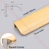 NAIERDI Gold Black Hidden Handles Long Kitchen Cabinet Pulls Silver  Drawer Pulls Aluminum Alloy Furniture Handles Cupboard Knob