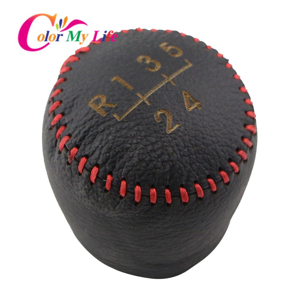 Кожаный защитный чехол Color My Life с 5 скоростями для Kia Forte Soul для Hyundai Elantra I30 MT, ручка переключения передач