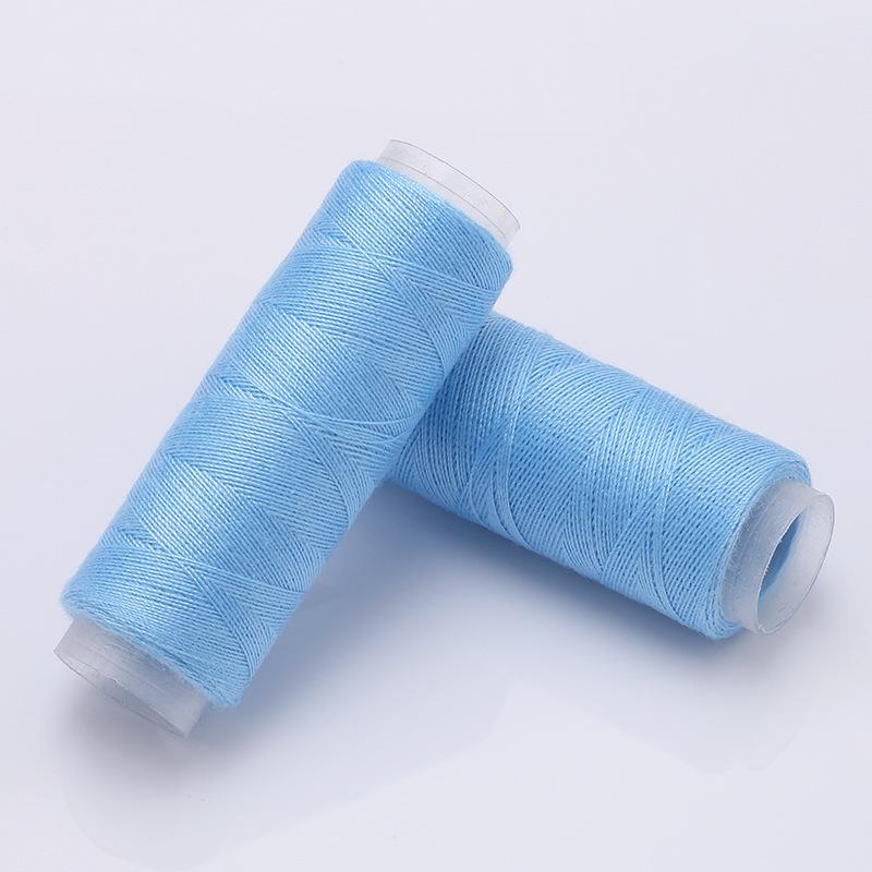 Polyester Sewing Thread 402, Gold for DIY, Fine Thread, Small Roll for Sewing Machines and Handmade Clothes