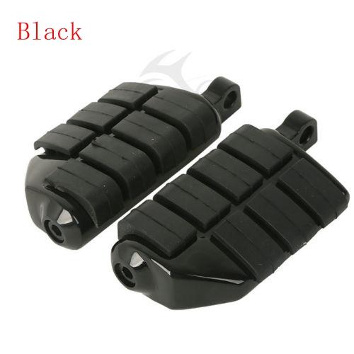 Motorcycle 10mm Mount Foot Rest Pegs For Harley Softail Dyna Glide Fat Boy Road King Sportster XL 883 1200