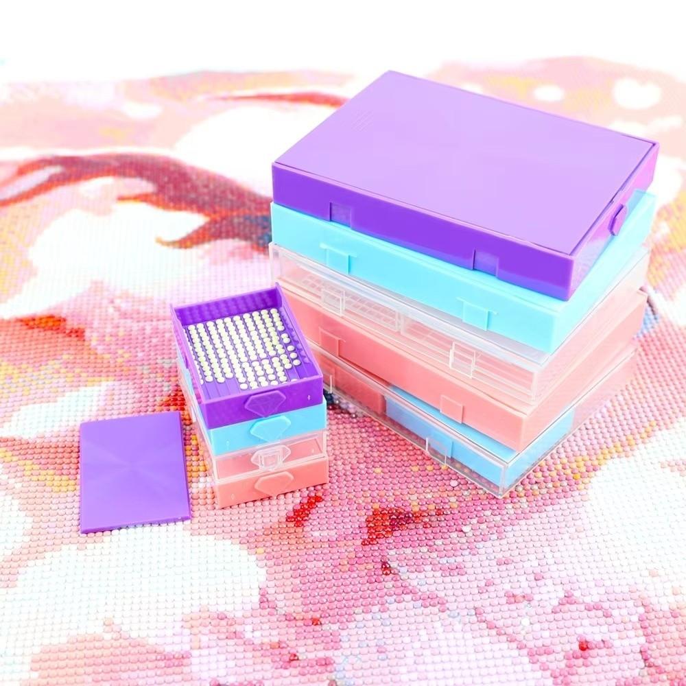 Anti-spill Diamond Painting Tray Multi-grid Drill Storage Box Diamond Art Accessories
