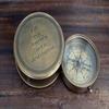 Brass Nautical Compass Engraved Compass Collectibles Steampunk Gifts for Him