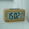 DEMI Digital Alarm Interior Table Natural Bamboo Alarm Snooze Light LCD Battery Living Portable LOUS. Clock, Clock, Small, Clock, Cute, Function,