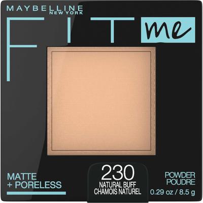 Maybelline Fit Me Матовая Пудра для Лица, Уменьшающая Поры, Натуральный Бежевый, 0.29 унц.