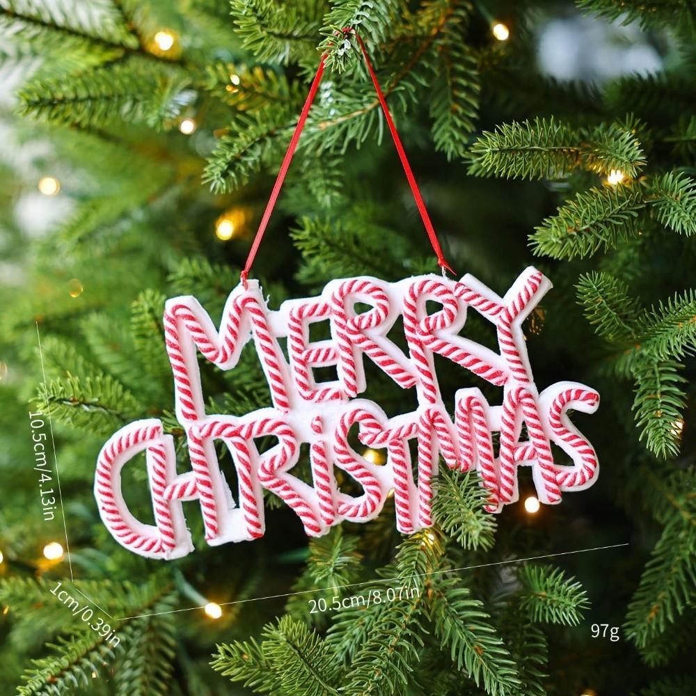 English Letter Merry Christmas Letter Pendant Plastic Xmas Tree Ornaments  Christmas Tree