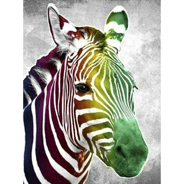 5D DIY алмазная живопись Зебра полная квадратная круглая дрель вышивка крестиком животное Алмазная вышивка распродажа мозаичный комплект ремесел домашний декор