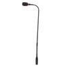 Gooseneck Microphone 23.2in Condenser 3 Pin Straight Plug Flexible with Indicator Windproof Cotton