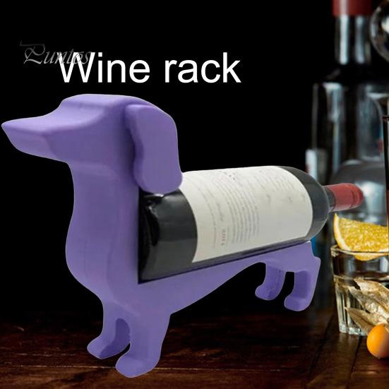 Держатель для бутылки вина такса, деревянная форма собаки, подставка для пивной бутылки, стойка-органайзер, домашний ресторан, бар, стол, настольная фигурка, украшение