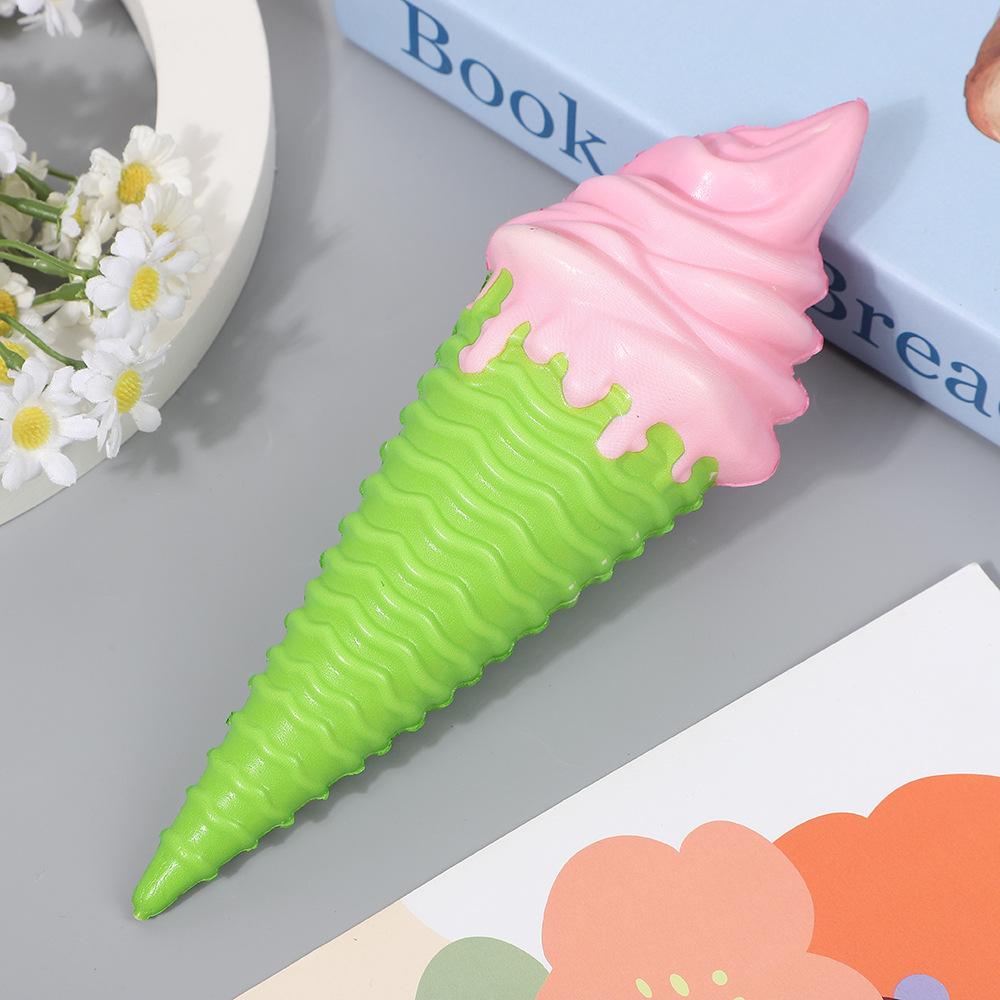 Красочное мороженое Сквиши Медленно поднимающееся Мягкая Креативная Игрушка-Сжималка Симуляция Снятие Стресса Забавный Рождественский Подарок Игрушка для Детей