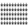 50Pcs Irrigation Drippers Adjustable Micro Spray Drippers 360 Degree Circle Spray Irrigation System Sprinklers for Flower Bed Garden Lawn