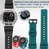 Спортивный силиконовый ремешок для часов Casio WS-1400H/1300/1700H W-737H, водонепроницаемый и устойчивый к поту, аксессуары для часов