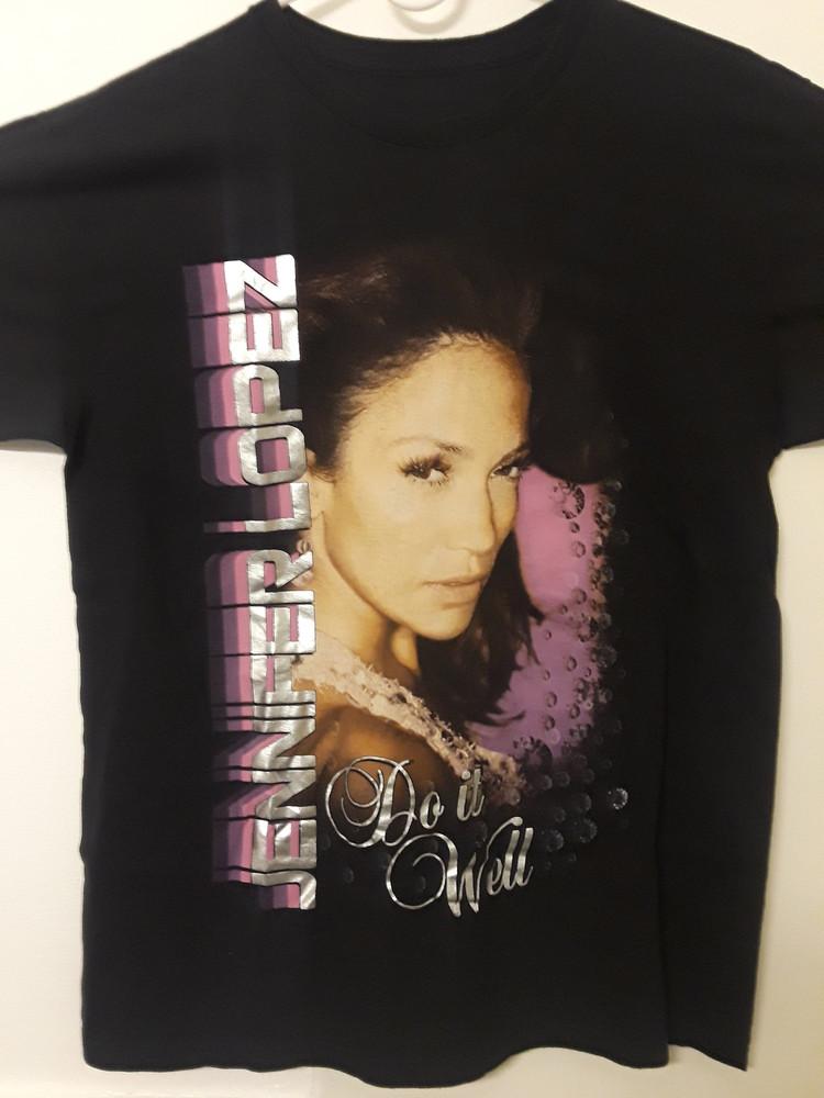 Новая футболка Jennifer Lopez черного цвета, двусторонняя, размеры от S до 5XL, унисекс, ES033