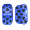 LEXLEYS Hilux GUN125 Series Aluminum Pedal Accelerator Brake Cover No Tools Required with Non-slip Rubber Custom Dress Up Parts (Blue)