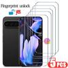 5 шт. Премиальное закаленное стекло с разблокировкой по отпечатку пальца для Google Pixel 10 Pixel 10 Pro XL Pixel 9 Pro 9A Pixel 9Pro XL Защитное стекло для экрана