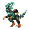 Mechanical Dinosaur Blocks DIY Combat T-Rex 3D Model Kit,with Mechanical Weapons, Holiday Decor Gift Set for Kids and Adults