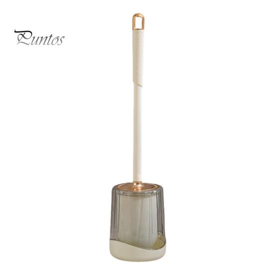 Щетка для унитаза с держателем Пластиковые щетки для унитаза в ванной комнате Тонкая головка щетки Удлиненная ручка Настенная щетка для унитаза