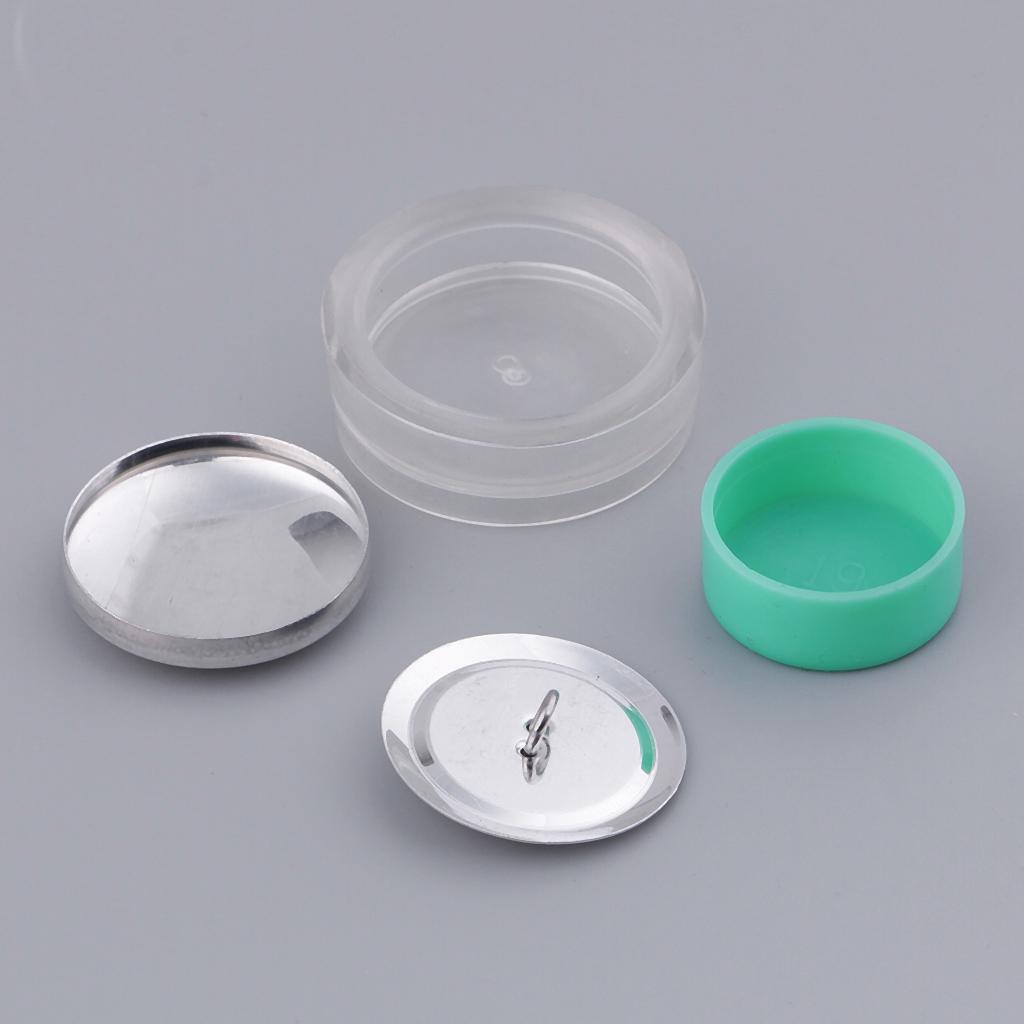 20 комплектов машинных кнопок, тканевая основа, полуфабрикаты для рукоделия, 30 мм