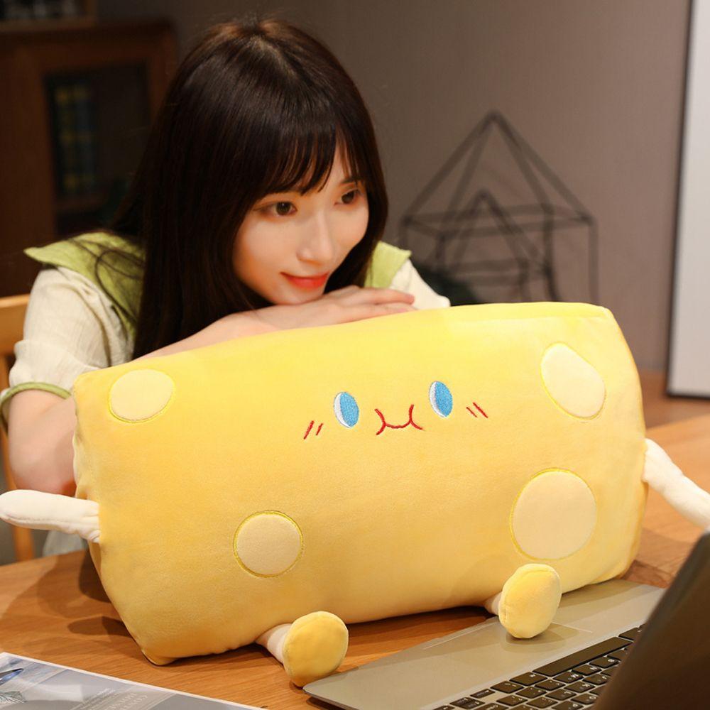 Soft Pillow Children Gift Soft Toy Animal Cheese Doll Stuffed Toy Plush Doll Cheese Plush Toys