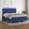 VidaXL Slat Bed Base with Mattress and LEDs, Upholstered Bed, Double Bed, Adult Bedroom Interior Bed, 3135379
