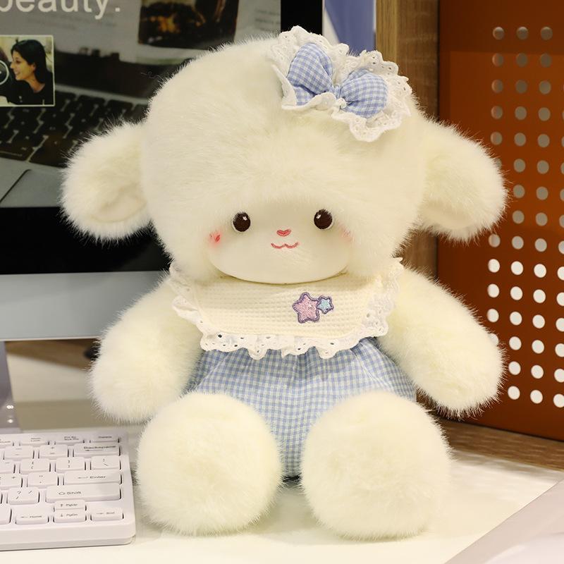 New cute running paradise lamb plush toy lamb doll girl sleeping doll soothing companion gift