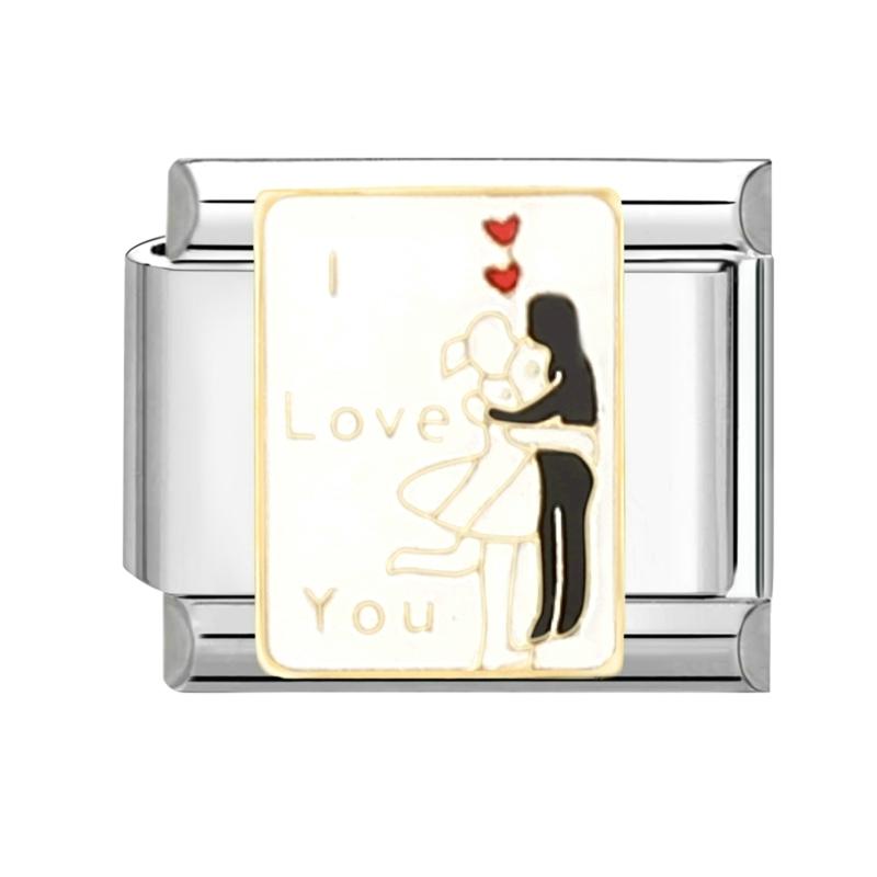 Модный бургер подсолнух ракетное сердце итальянские очаровательные звенья квадратные бусины подходят для 9 мм итальянского браслета из нержавеющей стали DIY изготовление подарков