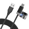 Magtame USB Cable with Magnetic Secures USB Includes 2 Metal Fast PD USB Drop Compatible with iPhone MacBook Pad Pro and Other USB A To C Devices