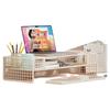Adjustable Laptop & Monitor Stand with Storage Shelf