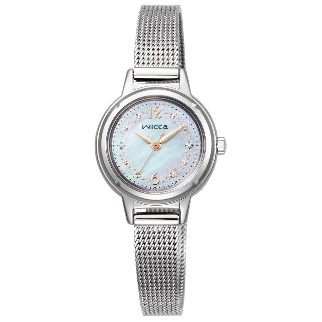 Wicca Solar Tech Водонепроницаемые Летние Ограниченная Модель Белый Жемчуг Белый Серебристый [Citizen] KP3-619-21 Женские