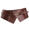 Wide Cummerbunds PU Leather Waistband Strap Fashion Waist Cover  For Skirts Dress Top Sweater Coat